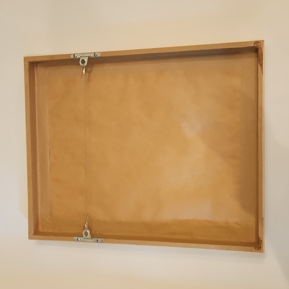 Petit Collage nursery decor animals printed on wood w/wood frame - Picture 3 of 5